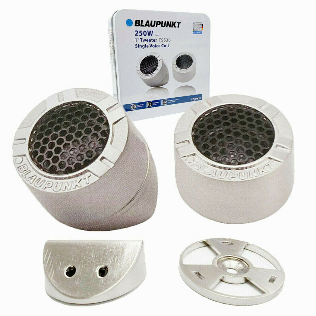 Blaupunkt TSS30 1" Tweeters 250 Watts Peak Single Voice Coil Car Audio
