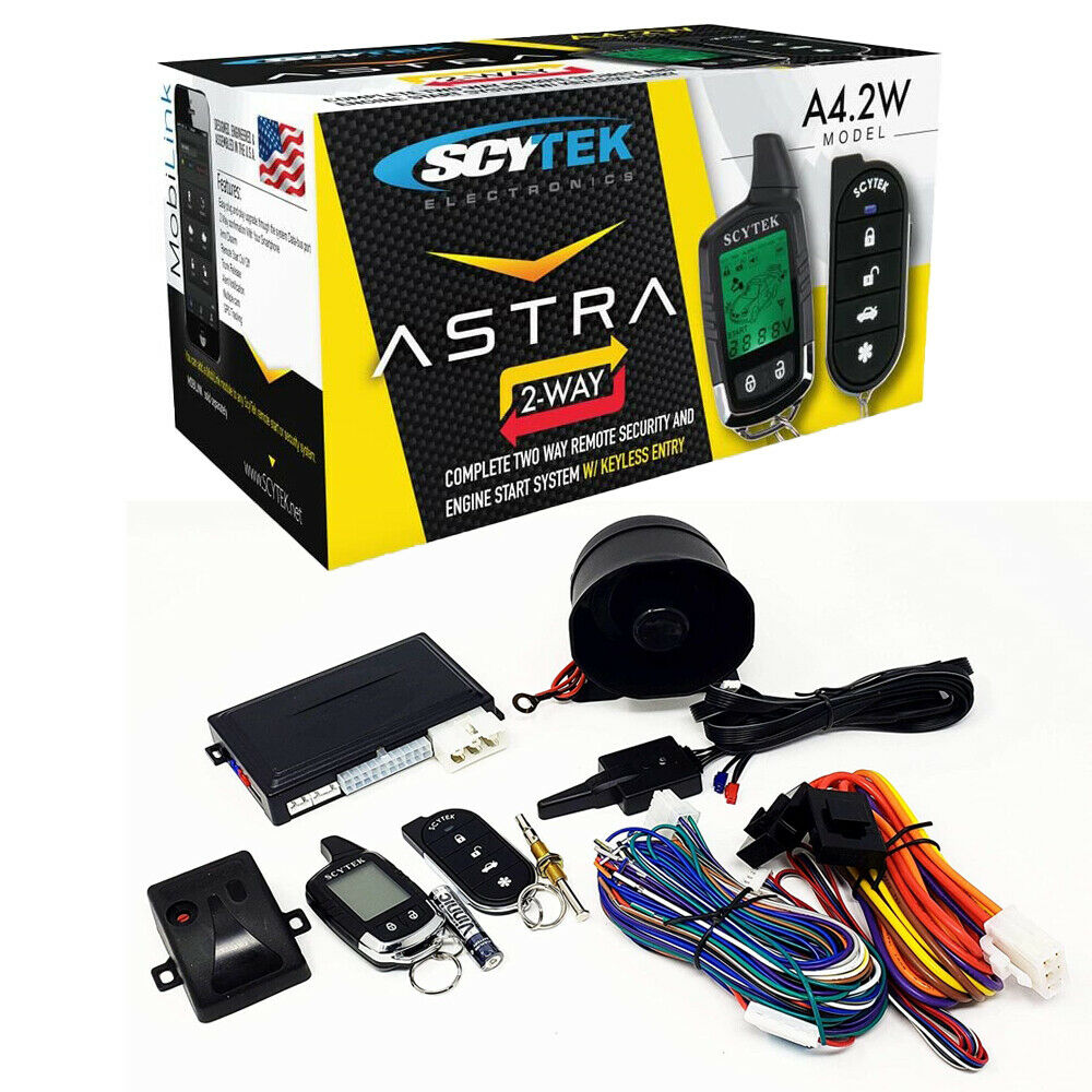 ScyTek Astra A4.2-2W 2-WAY Car Alarm Remote Start Keyless Entry System