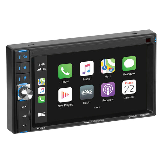 BOSS Audio Systems BCP62 - Apple CarPlay 2 Din Car Audio Stereo System