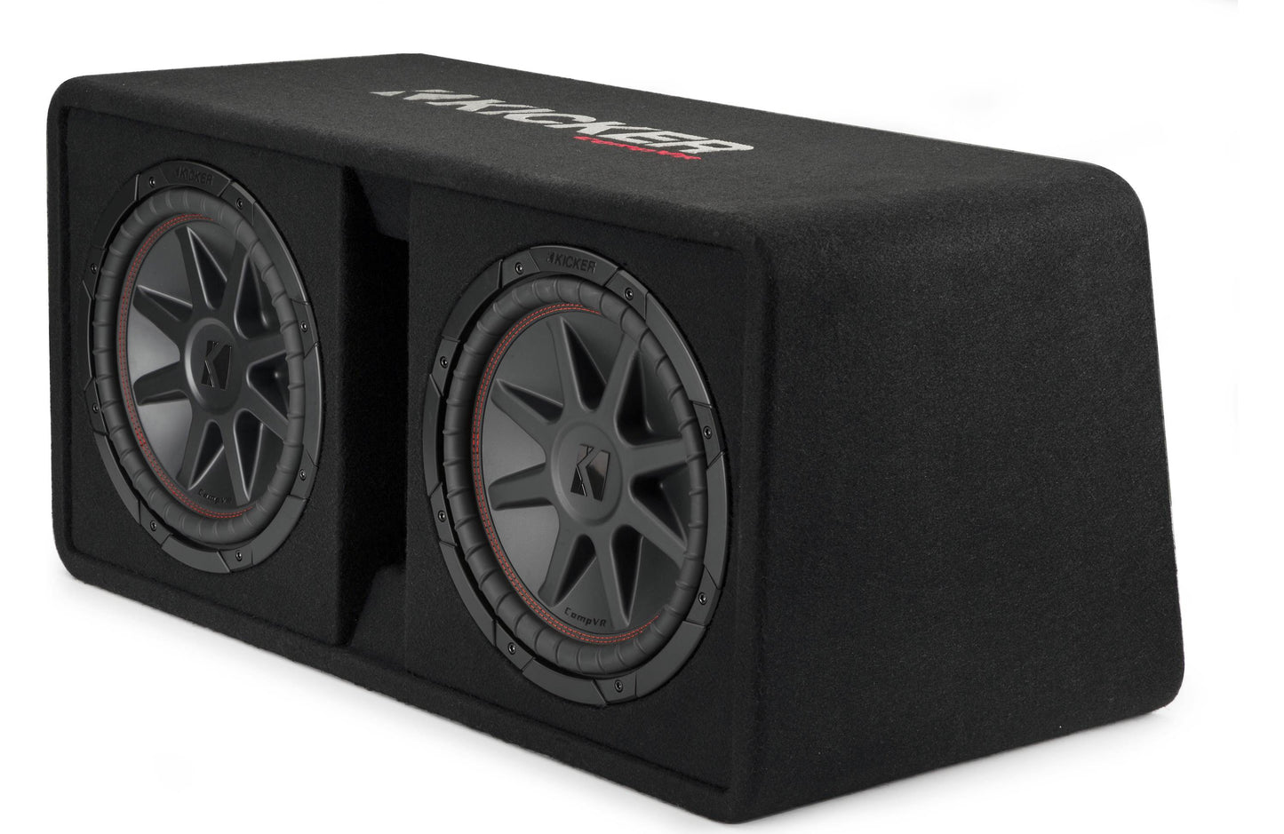 KICKER 12" 800RMS SUBWOOFERS VENTED ENCLOSURE SYSTEM (48Dcvr122)